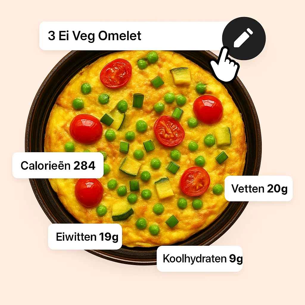 KI-Lebensmittel-Tracking-Quiz und Zielsetzungsschnittstelle