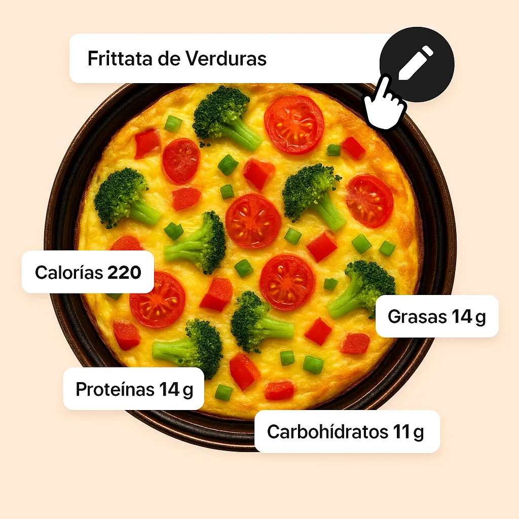 Panel de análisis de nutrición instantáneo