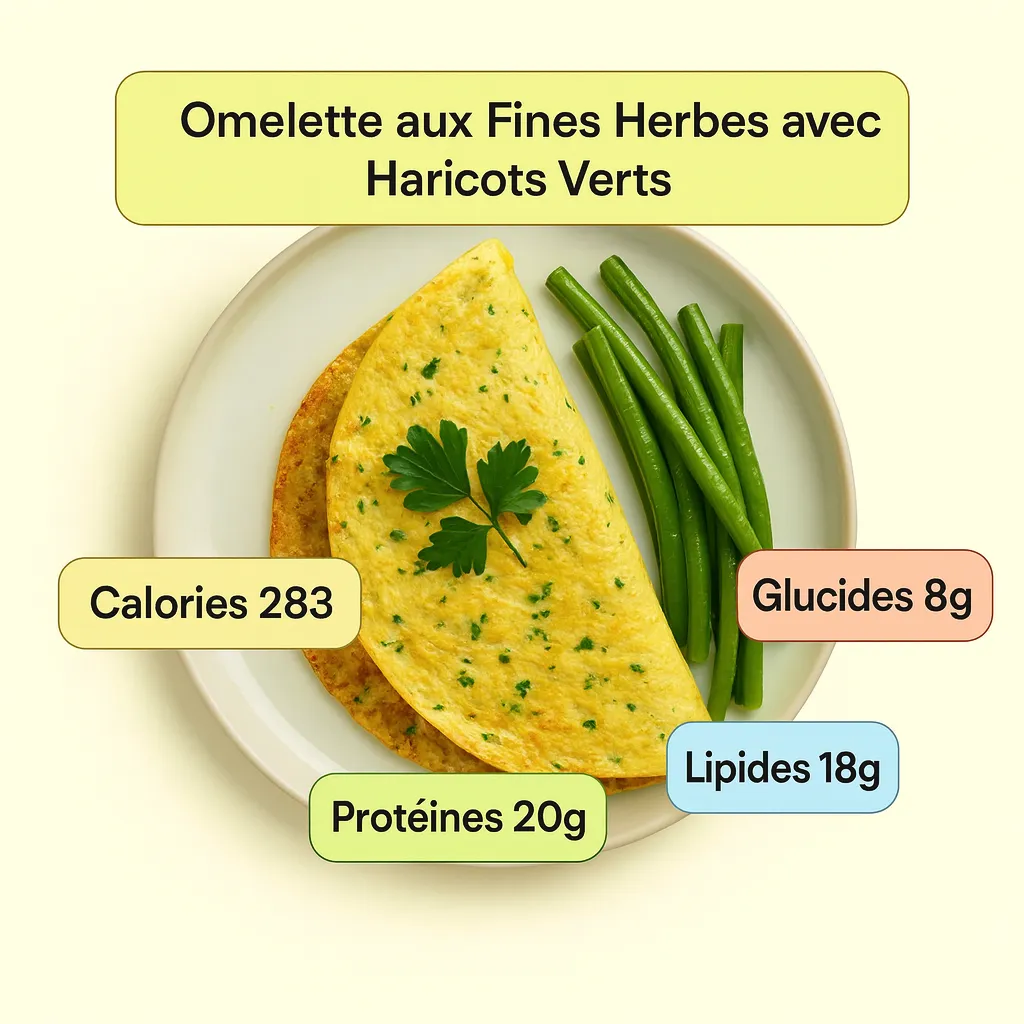 Interface de quiz et de définition d'objectifs de suivi alimentaire par IA